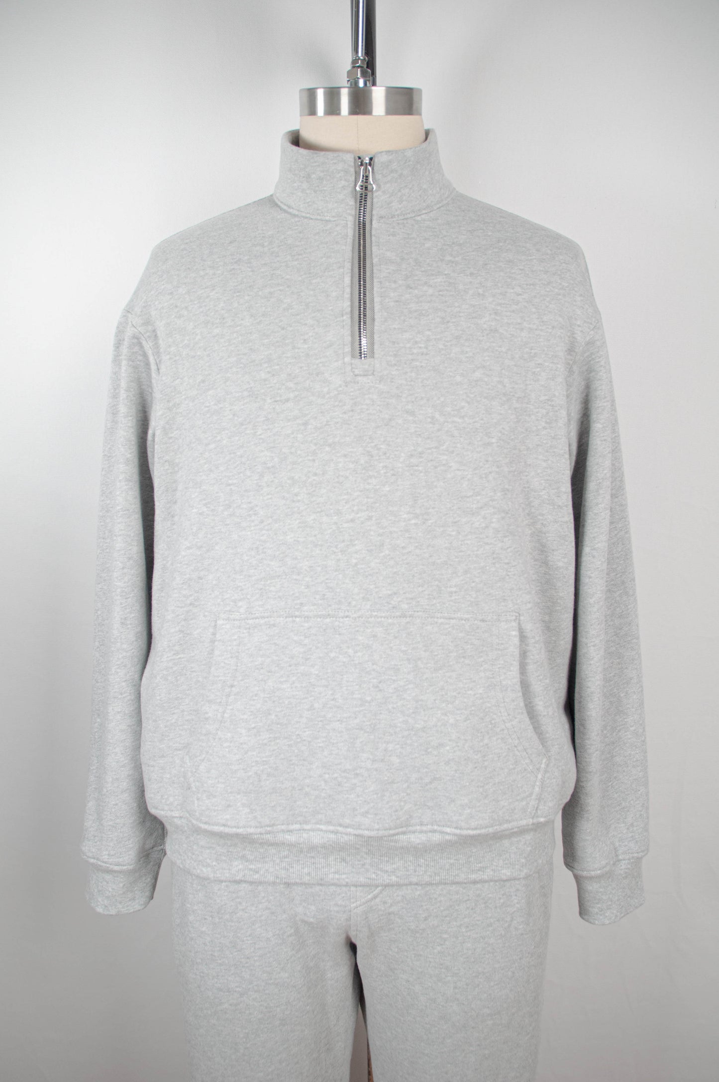 Designer Blank Half-Zip Sweatshirt | Regular Fit (Unisex)